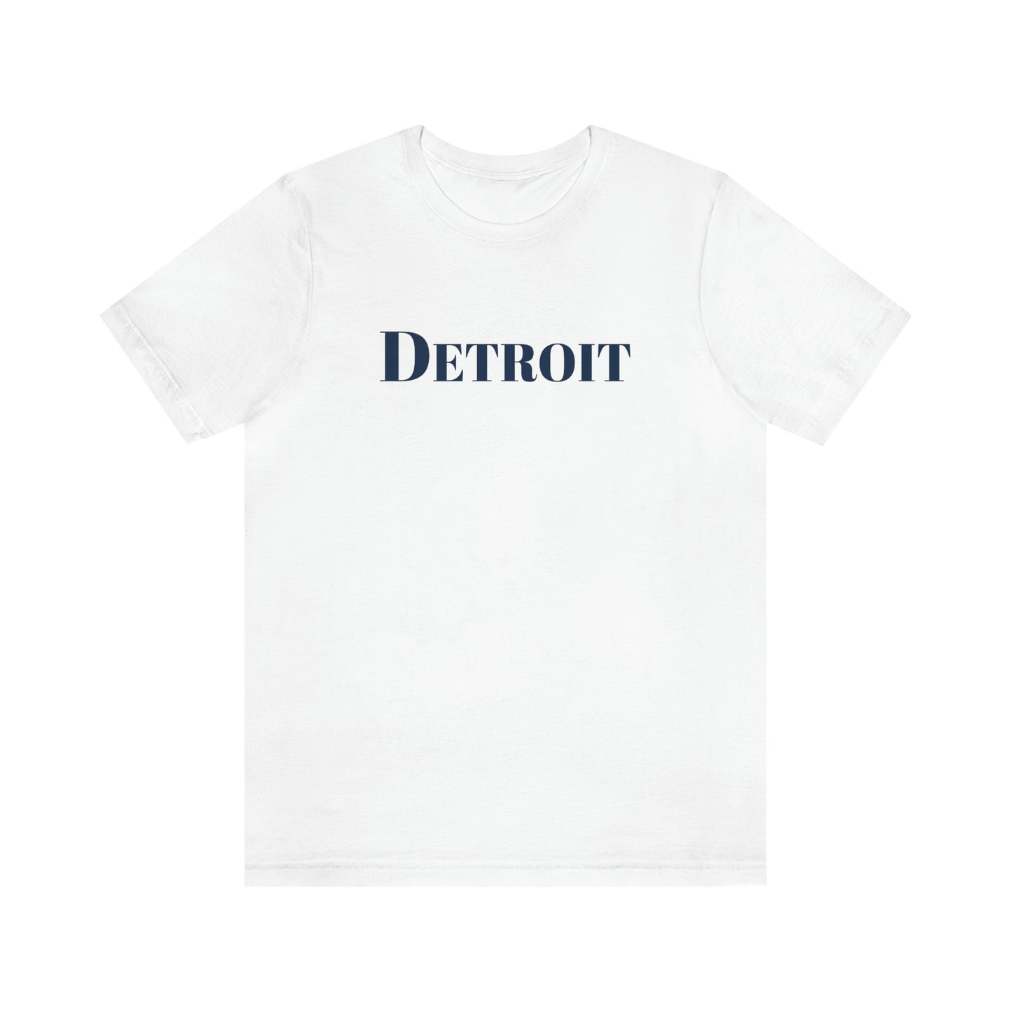 'Detroit' T-Shirt (Didone Font) | Unisex Standard Fit