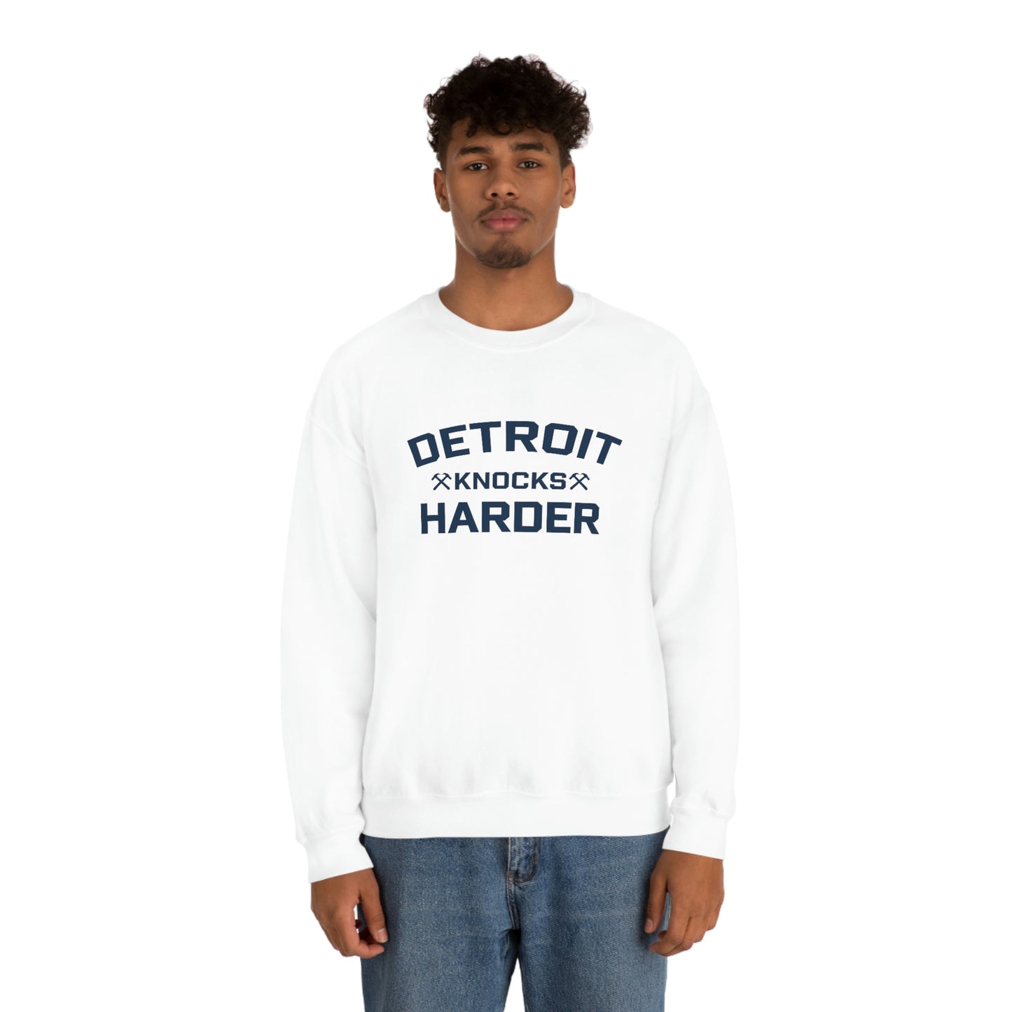 'Detroit Knocks Harder' Sweatshirt | Unisex Standard