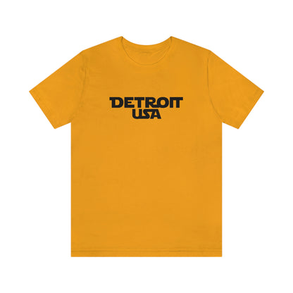 'Detroit USA' T-Shirt (1970s Epic Sci-Fi Parody) | Unisex Standard Fit