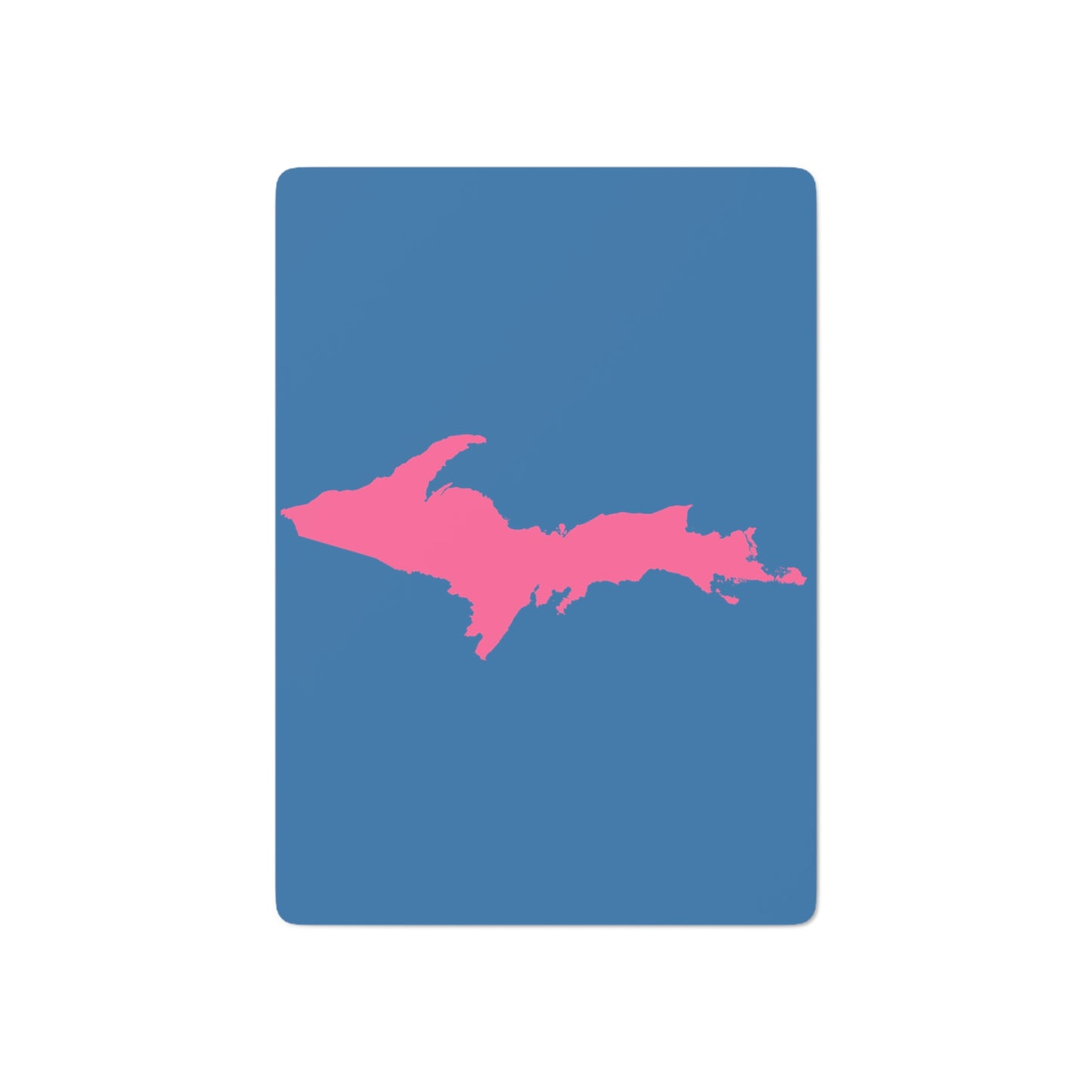 Michigan Upper Peninsula Poker Cards (Lake Superior w/ Pink UP Outline)