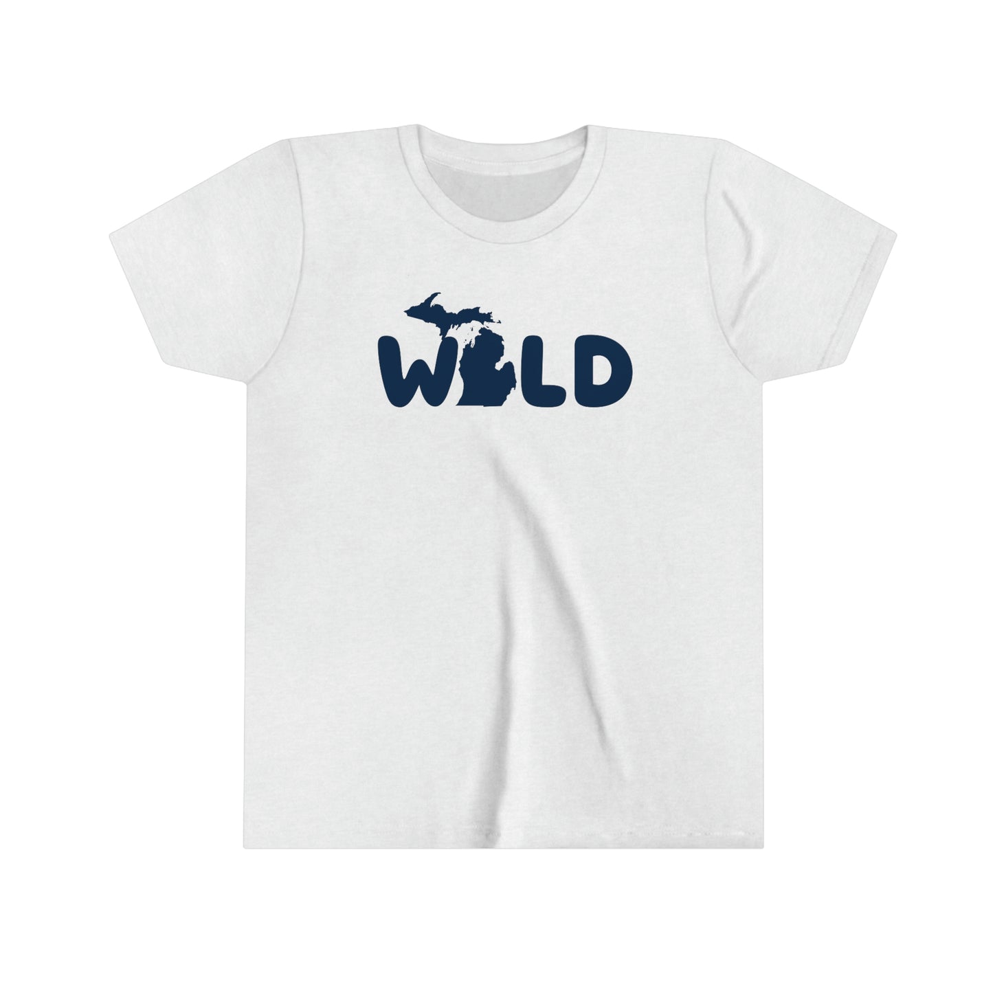 Michigan 'Wild' T-Shirt (Rounded Children's Font) | Youth Short Sleeve