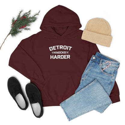 'Detroit Knocks Harder' Hoodie | Unisex Standard