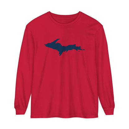 Michigan Upper Peninsula Garment-Dyed T-Shirt | Unisex Long Sleeve