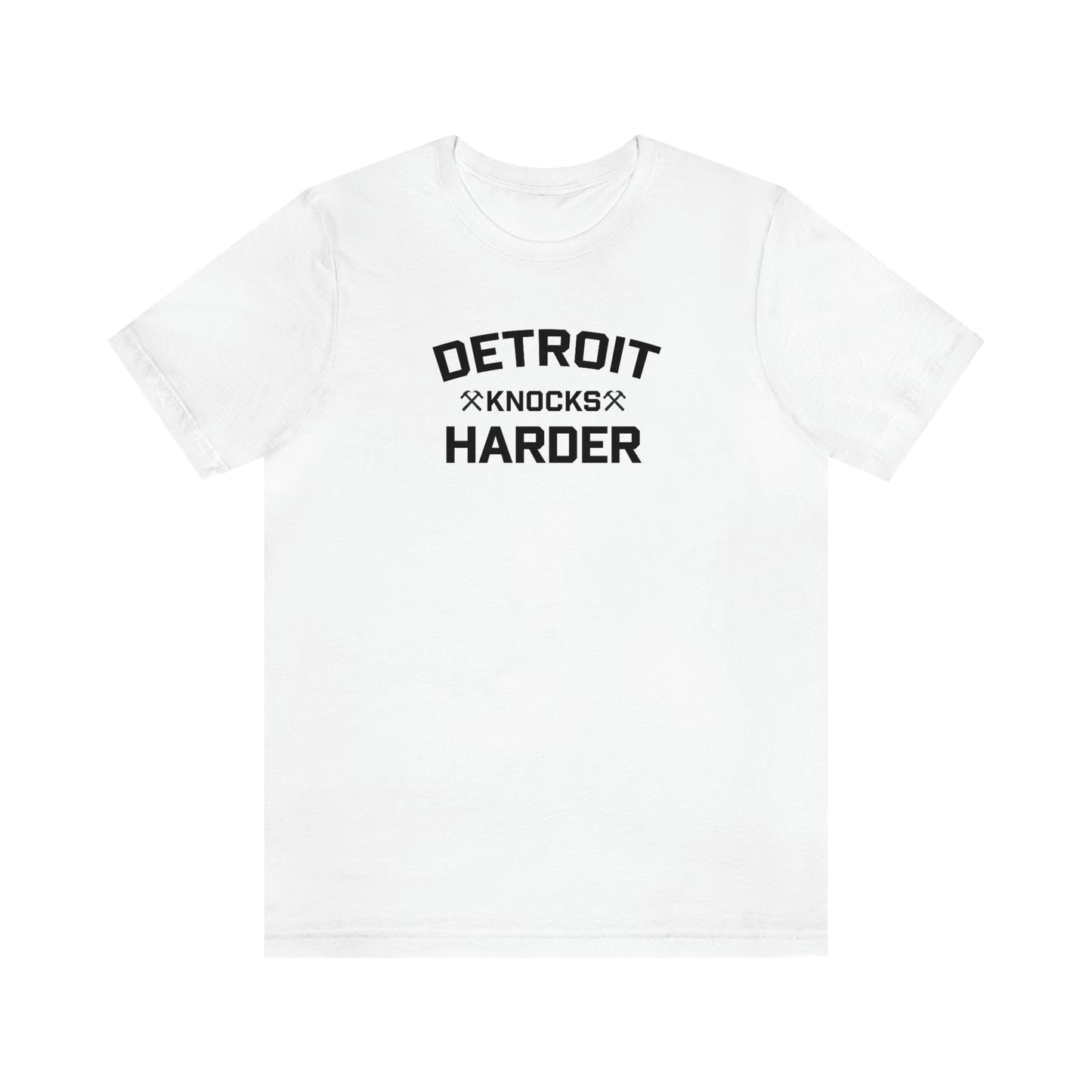 'Detroit Knocks Harder' T-Shirt | Unisex Standard Fit