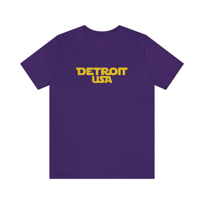 'Detroit USA' T-Shirt (1970s Epic Sci-Fi Parody) | Unisex Standard Fit