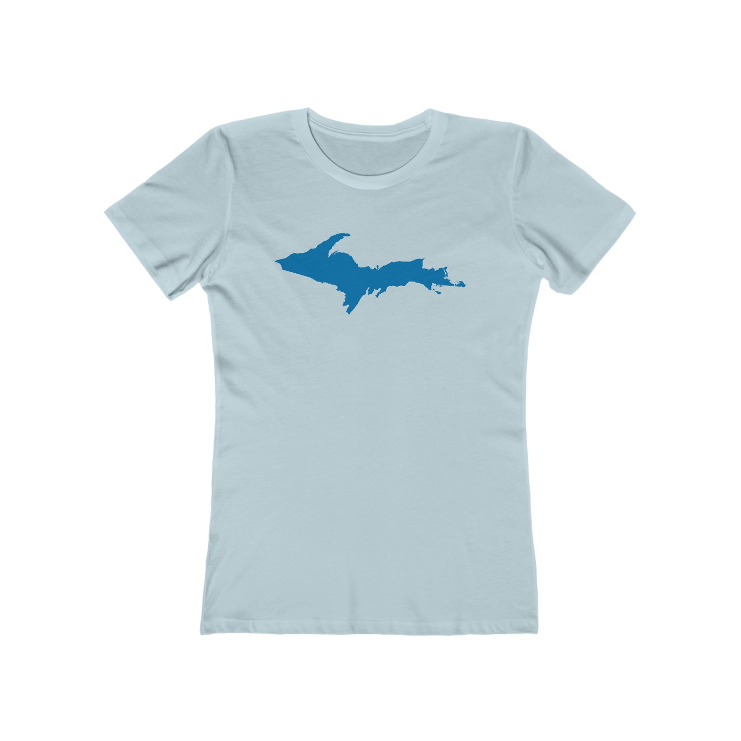 Upper Peninsula T-Shirt (w/ Azure UP Outline) | Women's Boyfriend Cut