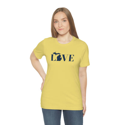 Michigan 'Love' T-Shirt (Didone Font) | Unisex Standard Fit