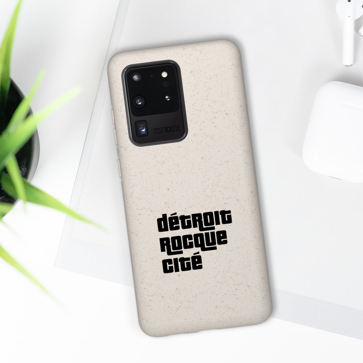 'Détroit Rocque Cité' Phone Cases (1970s Font) | Android & iPhone