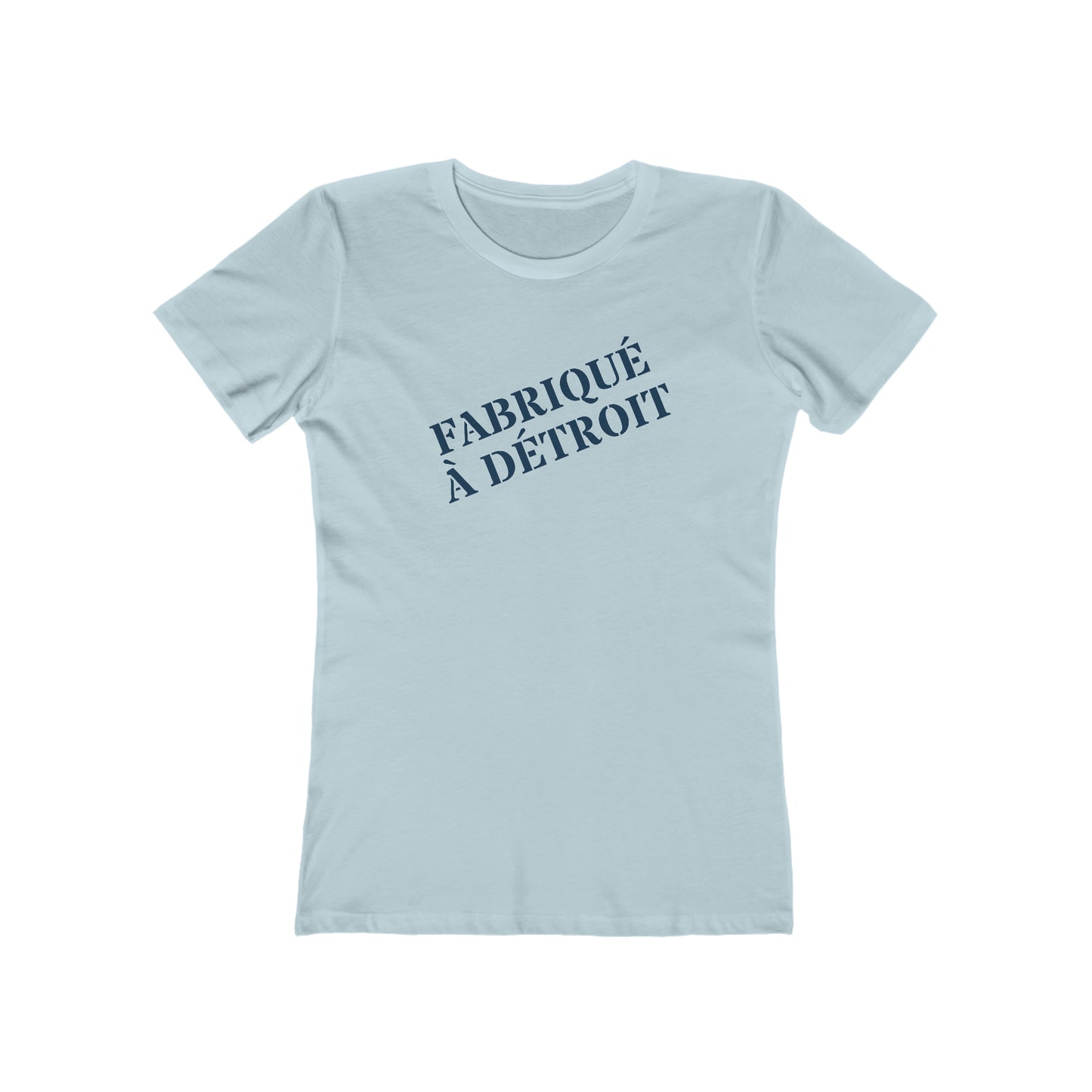 'Fabriqué à Détroit' T-Shirt | Women's Boyfriend Cut