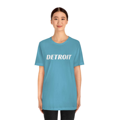 'Detroit' T-Shirt (Racing Font) | Unisex Standard Fit