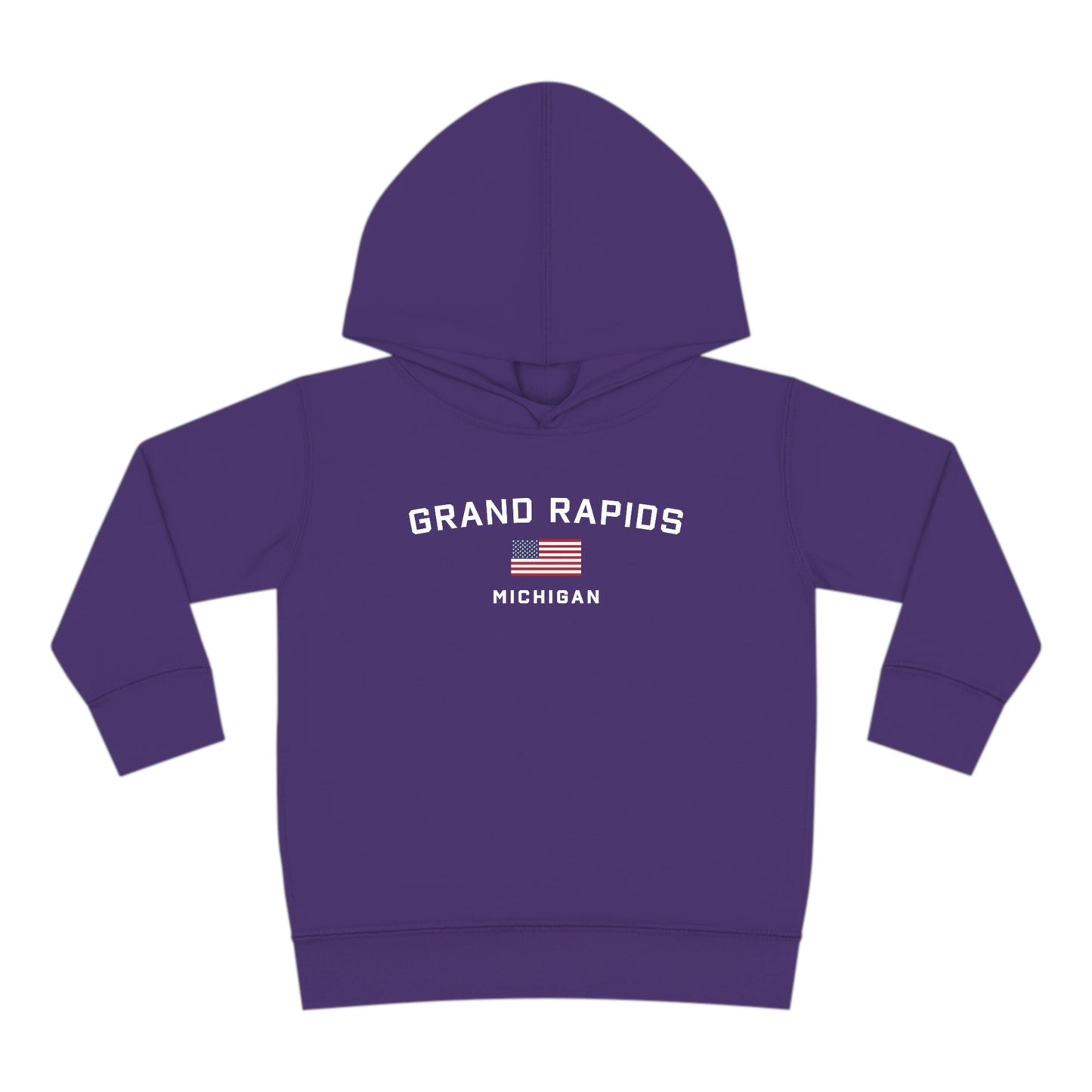 'Grand Rapids' Hoodie (w/USA Flag Outline) | Unisex Toddler