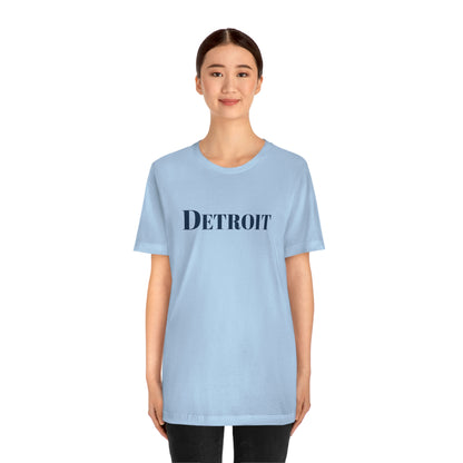 'Detroit' T-Shirt (Didone Font) | Unisex Standard Fit