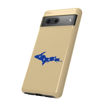 Michigan Upper Peninsula Tough Phone Case (Maple Color w/ UP Quebec Flag Outline) | Samsung & Pixel Android