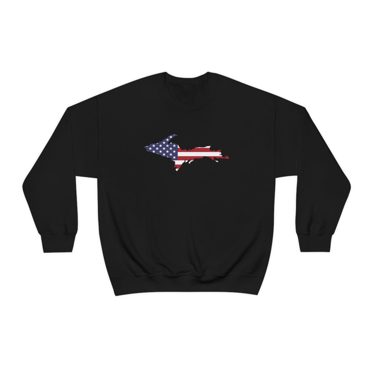 Michigan Upper Peninsula Sweatshirt (w/ UP USA Flag Outline) | Unisex Standard