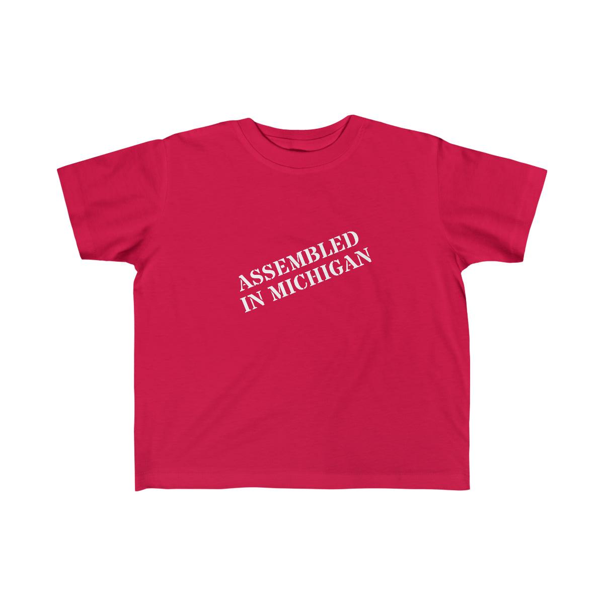 'Assembled in Michigan' T-Shirt | Toddler Short Sleeve - Circumspice Michigan