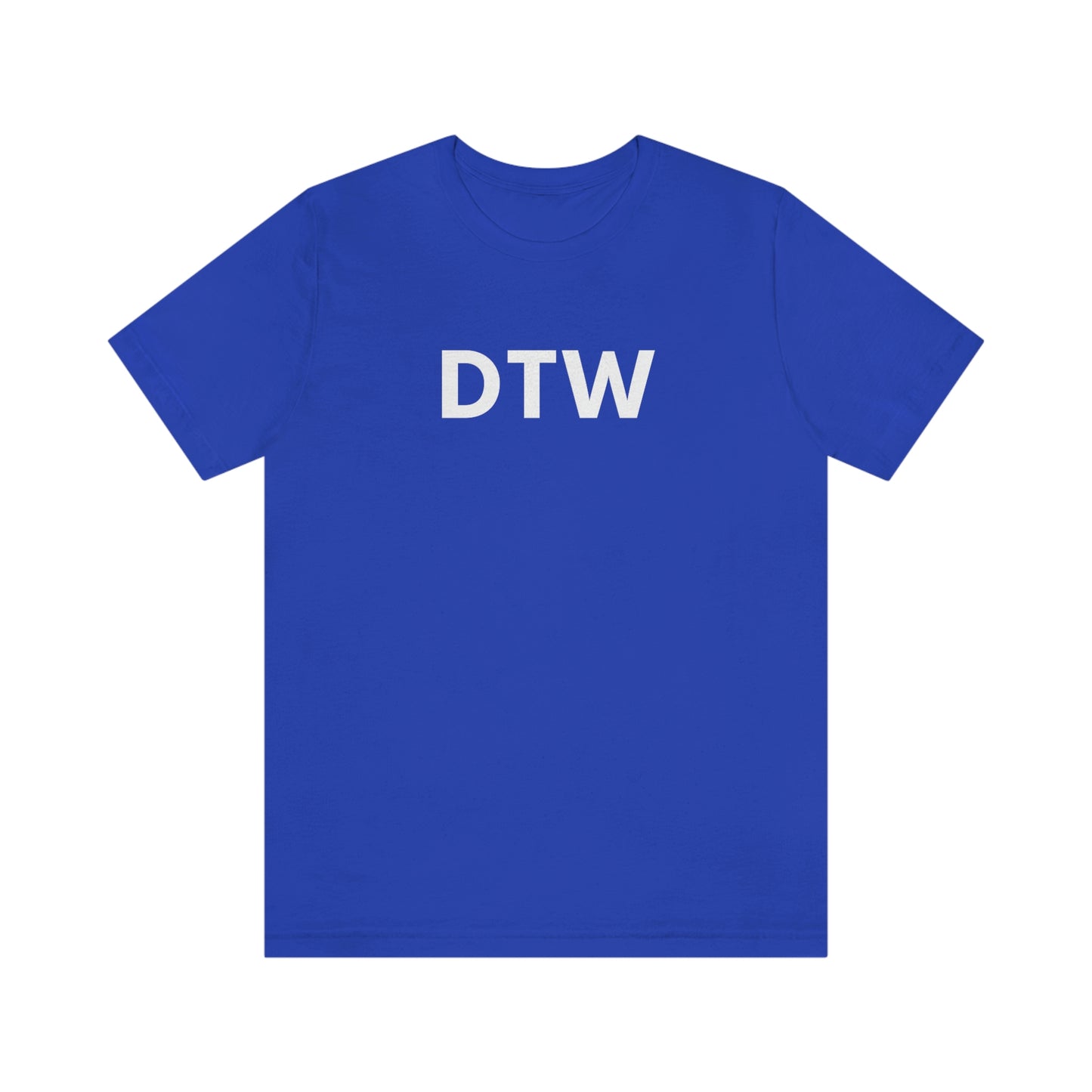 Detroit 'DTW' T-Shirt | Unisex Standard Fit