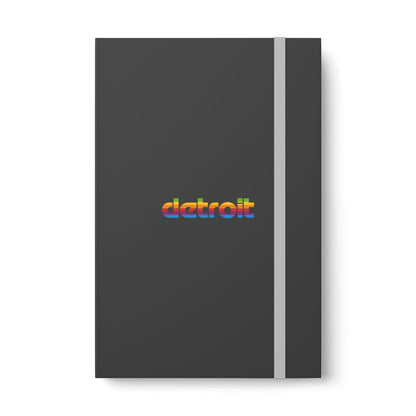 'Detroit' Color Contrast Ruled Journal (1980s Pomaceous Computer Parody) - Circumspice Michigan