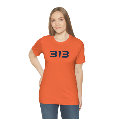 Detroit '313' T-Shirt (Futuristic Sans Font) | Unisex Standard Fit