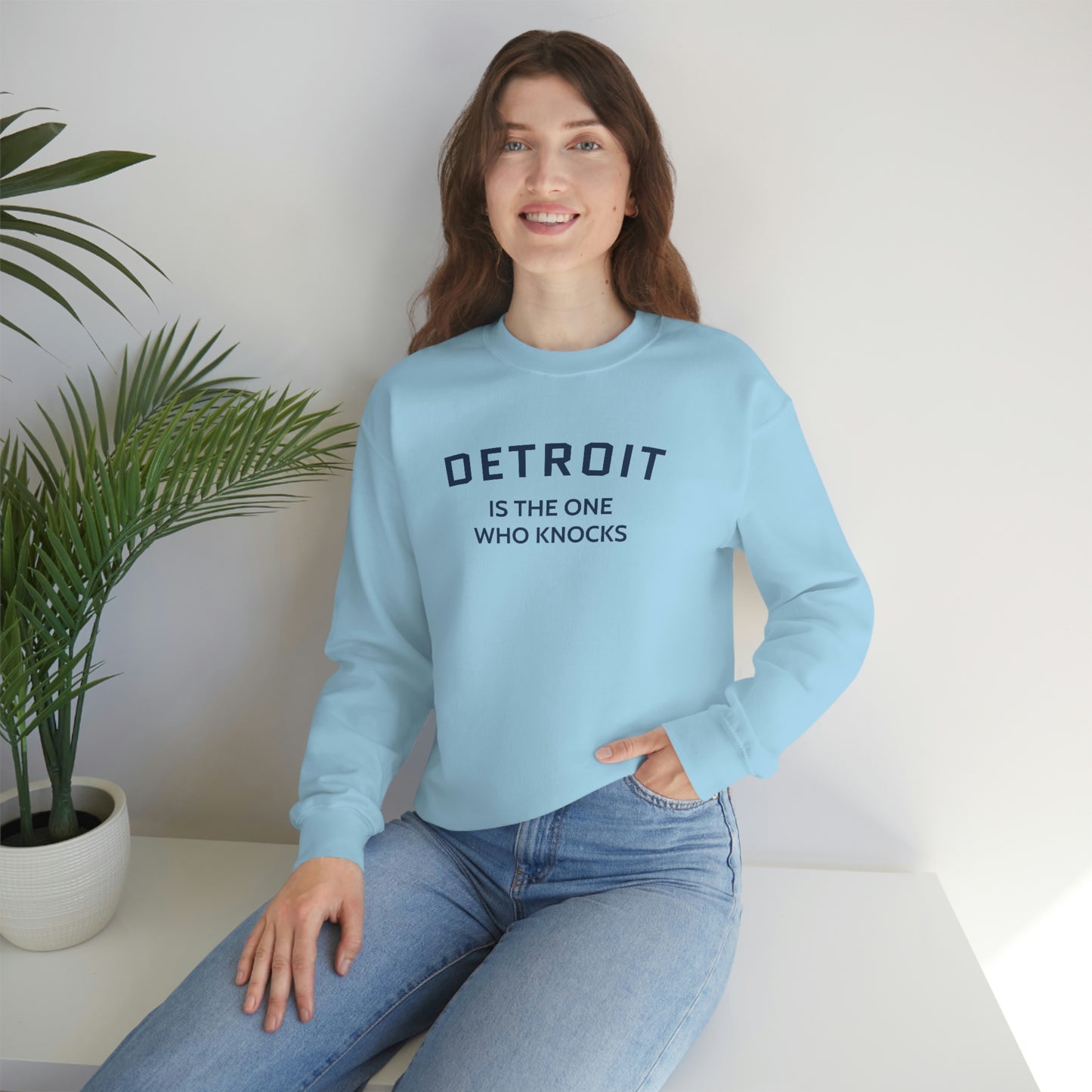 'Detroit is the One Who Knocks' Sweatshirt | Unisex Standard