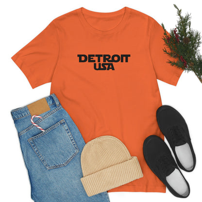 'Detroit USA' T-Shirt (1970s Epic Sci-Fi Parody) | Unisex Standard Fit