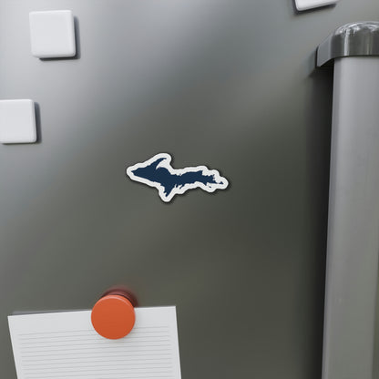 Michigan Upper Peninsula Kiss Cut Magnet (w/ Navy Outline)