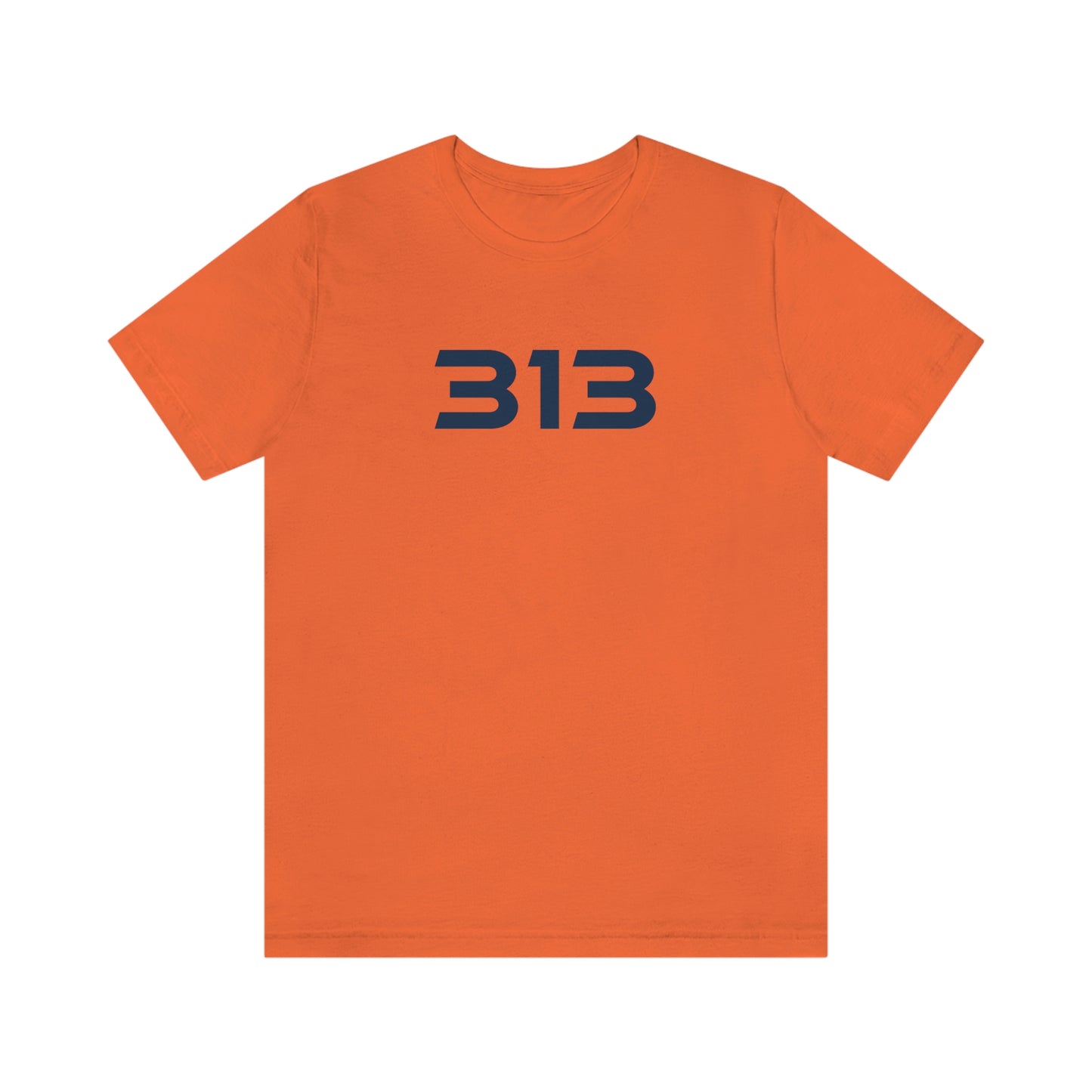 Detroit '313' T-Shirt (Futuristic Sans Font) | Unisex Standard Fit