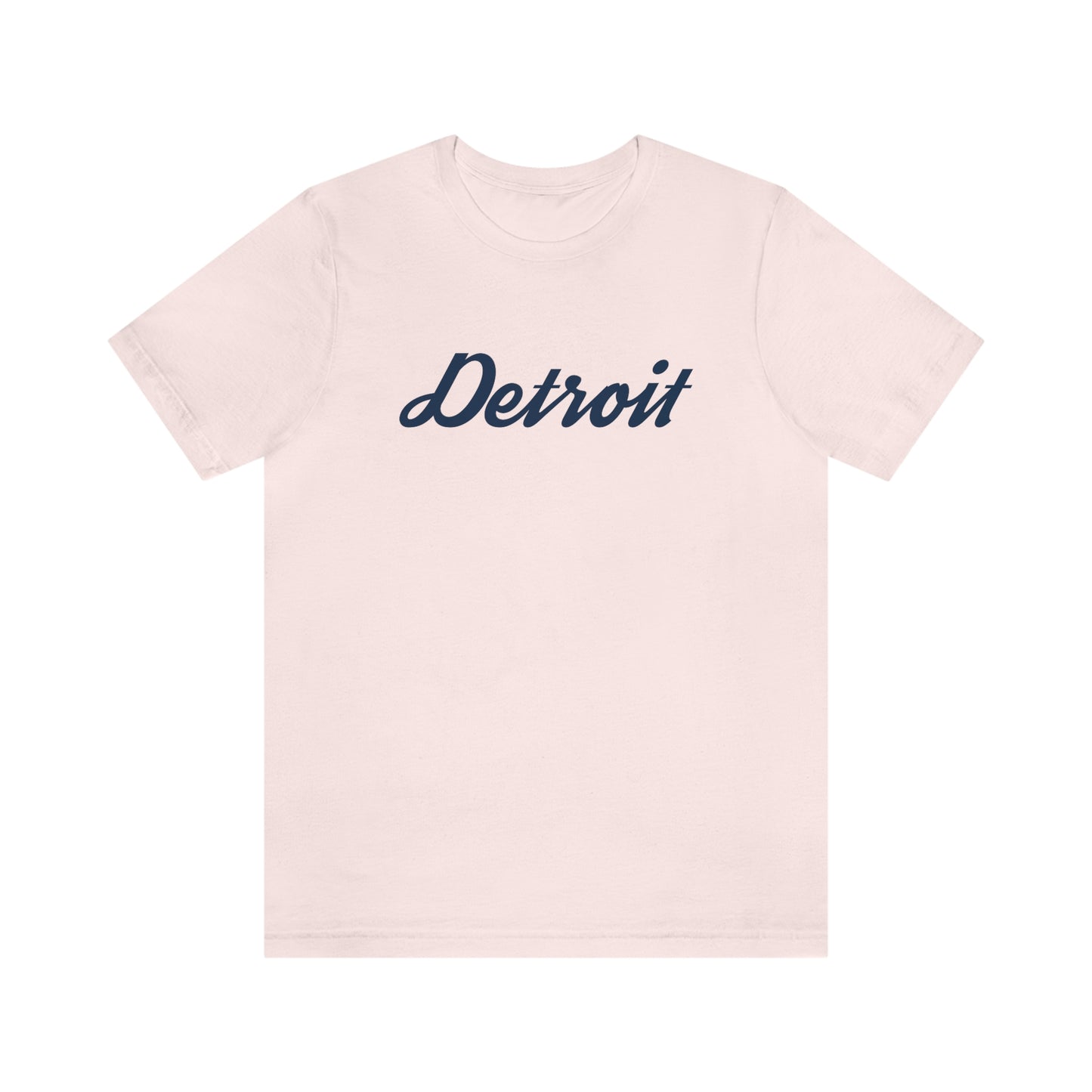 'Detroit' T-Shirt (Retro Script Font) | Unisex Standard Fit