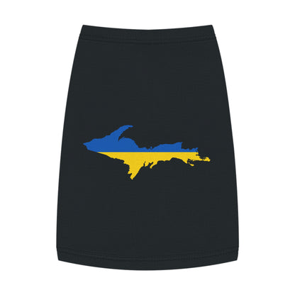 Michigan Upper Peninsula Pet Tank Top (w/ UP Ukraine Flag Outline)