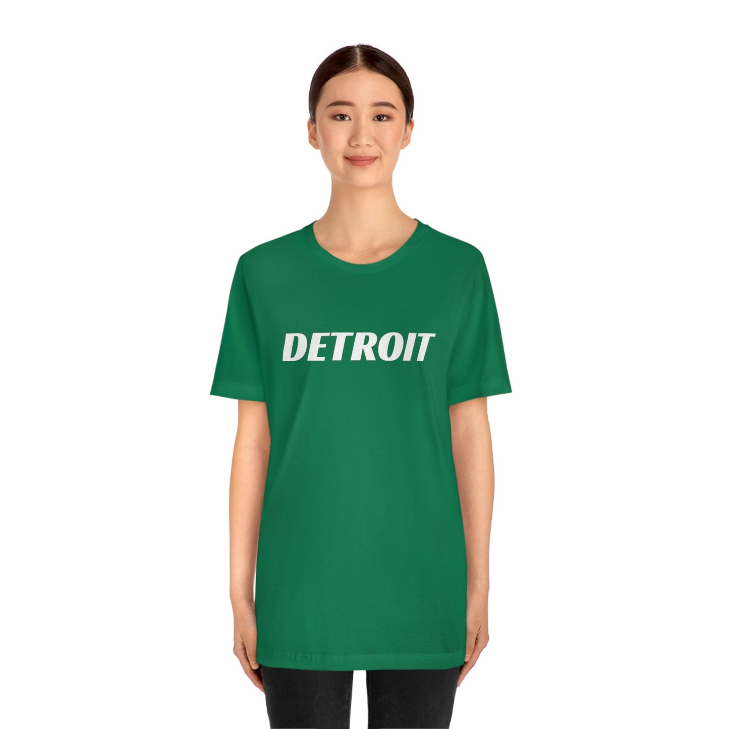 'Detroit' T-Shirt (Racing Font) | Unisex Standard Fit