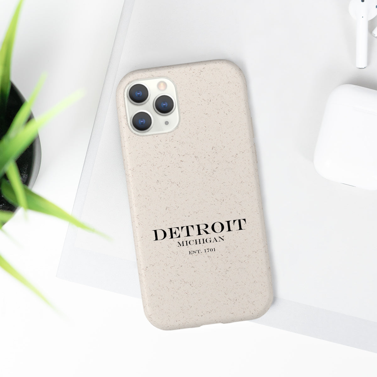 'Detroit Est. 1701' Phone Cases (Black Color) | Android & iPhone