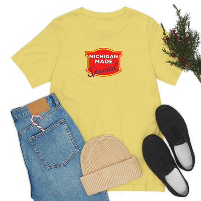 'Michigan Made' T-Shirt (Potato Chip Parody) | Unisex Standard Fit