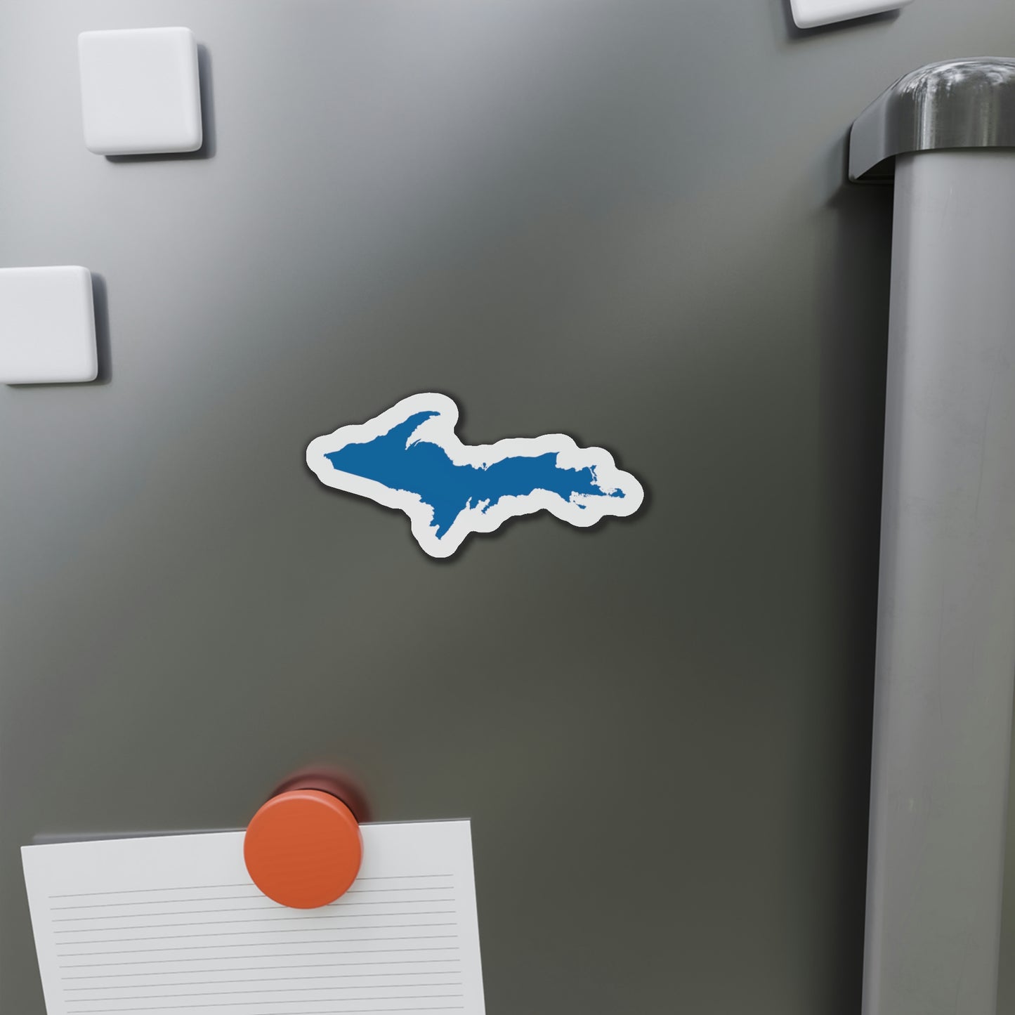 Michigan Upper Peninsula Kiss Cut Magnet (w/ Azure UP Outline)