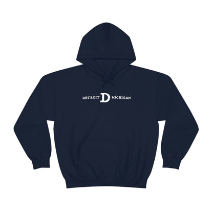 'Detroit Michigan' Hoodie (w/ Old French D) | Unisex Standard