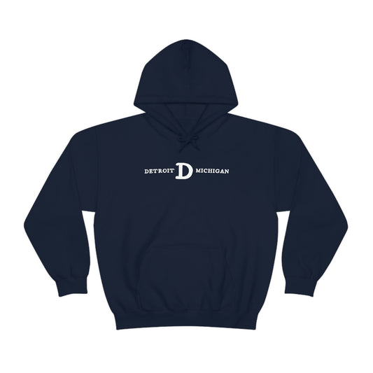 'Detroit Michigan' Hoodie (w/ Old French D) | Unisex Standard
