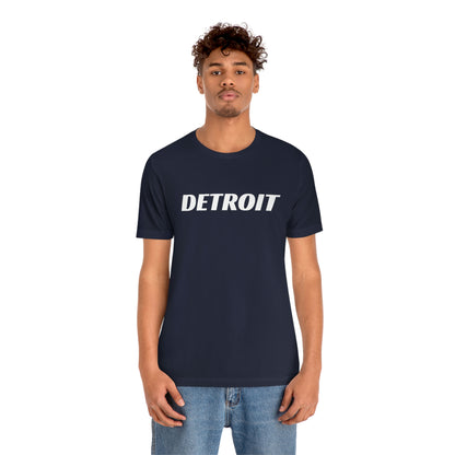 'Detroit' T-Shirt (Racing Font) | Unisex Standard Fit