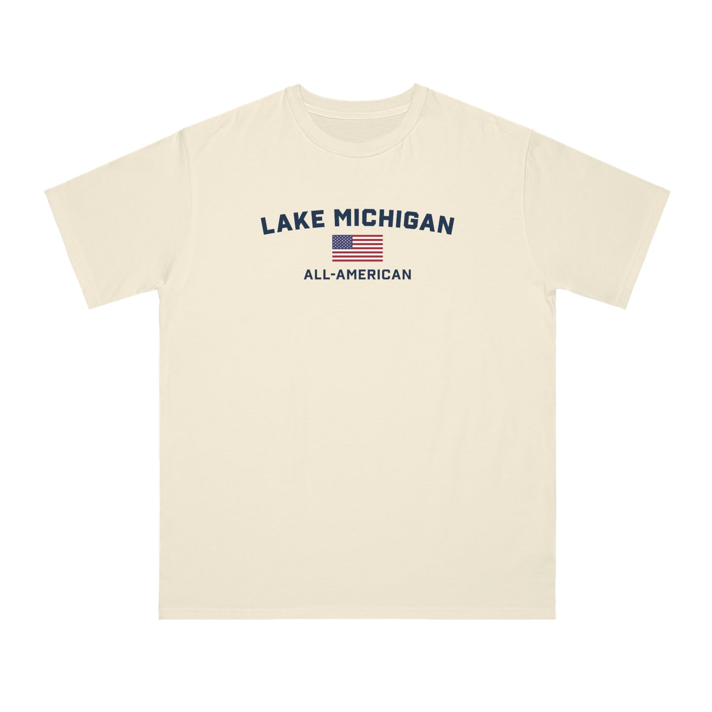 'Lake Michigan All-American' T-Shirt | Organic Unisex