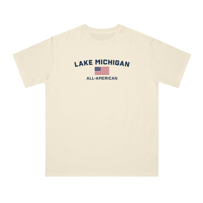 'Lake Michigan All-American' T-Shirt | Organic Unisex