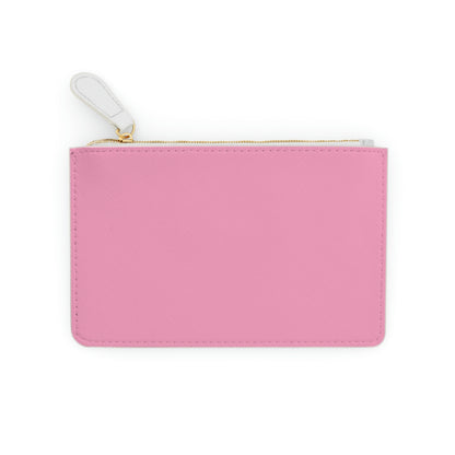 Michigan Upper Peninsula Mini Clutch Bag ('67 Caddie Pink w/ UP USA Flag Outline)