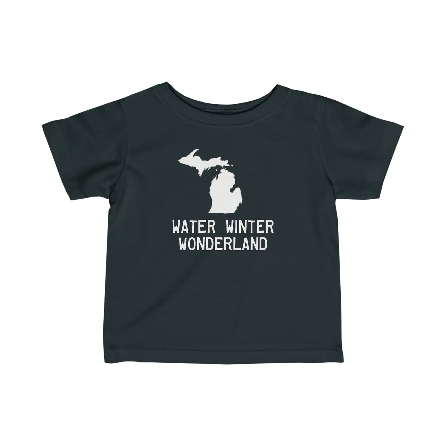 Michigan 'Winter Water Wonderland' T-Shirt |  Infant Short Sleeve