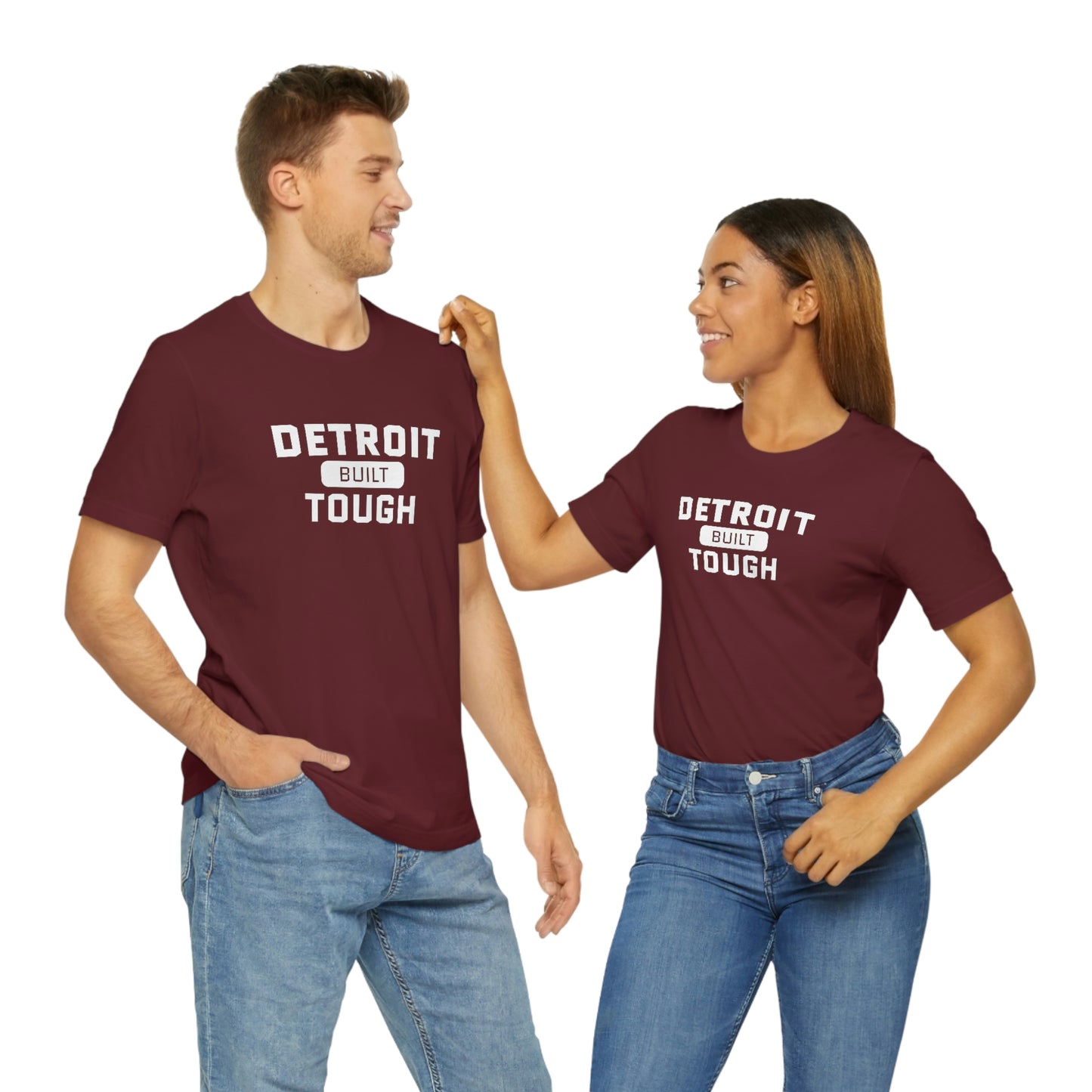 'Built Detroit Tough' T-Shirt | Unisex Standard Fit