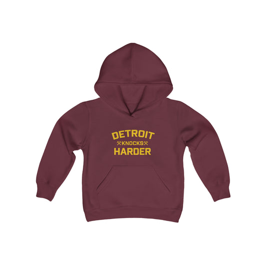 'Detroit Knocks Harder' Hoodie | Unisex Youth