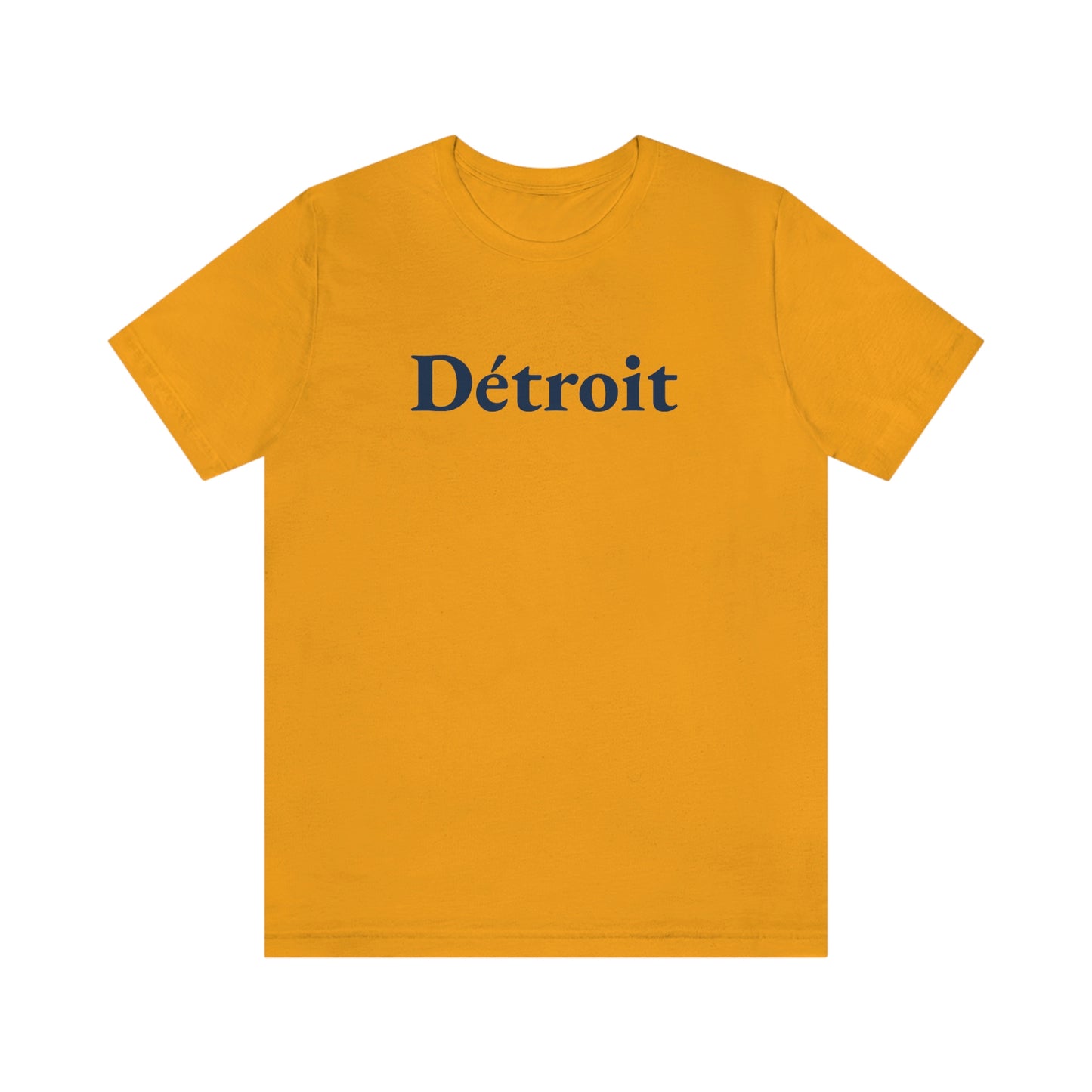 'Détroit' T-Shirt (Garamond Font) | Unisex Standard Fit