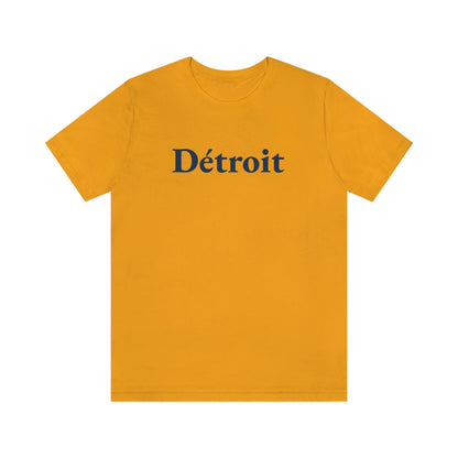 'Détroit' T-Shirt (Garamond Font) | Unisex Standard Fit