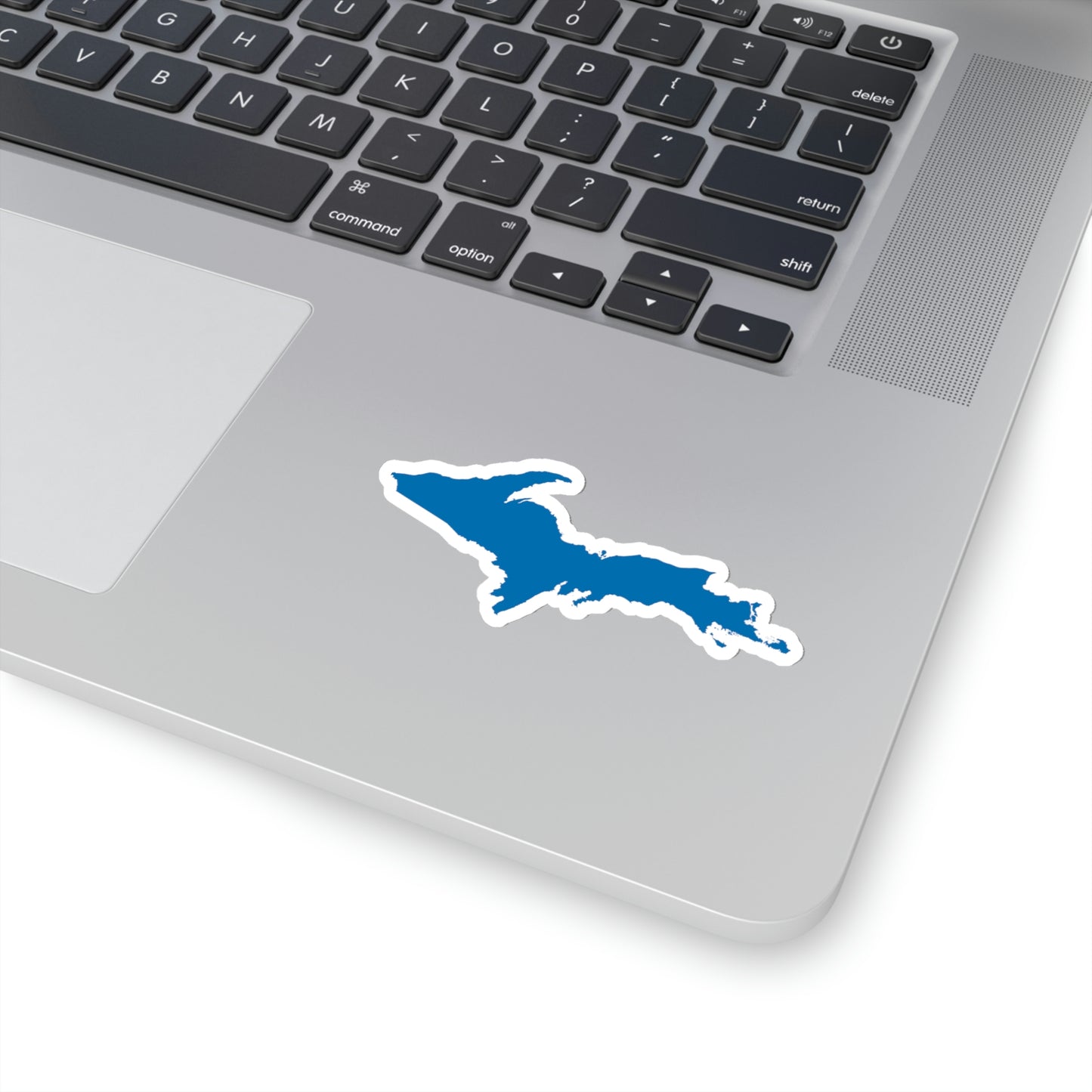 Michigan Upper Peninsula Kiss-Cut Sticker (w/ Azure UP Outline)