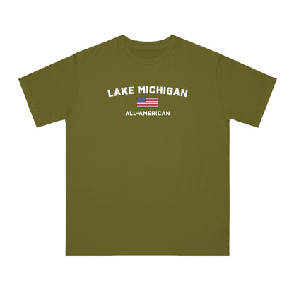 'Lake Michigan All-American' T-Shirt | Organic Unisex