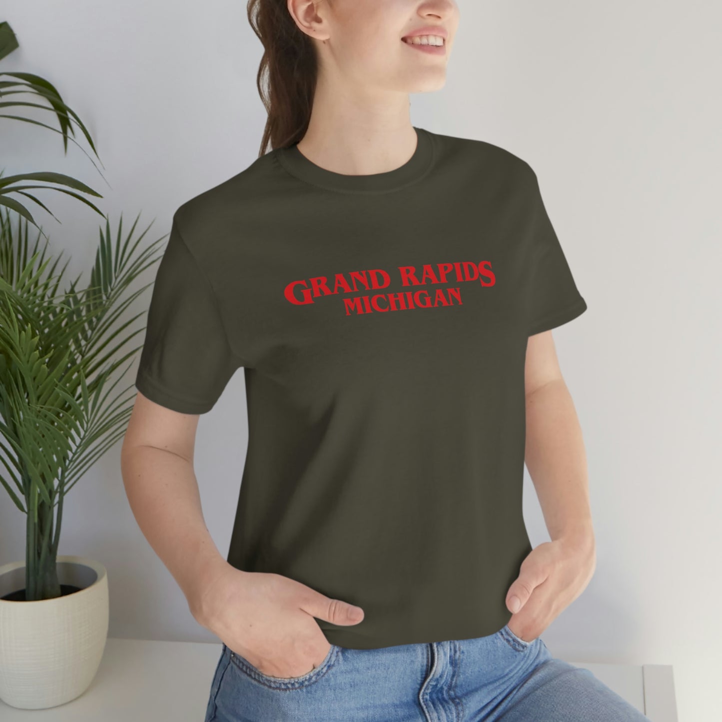 'Grand Rapids Michigan' ' T-Shirt (1980s Drama Parody) | Unisex Standard Fit