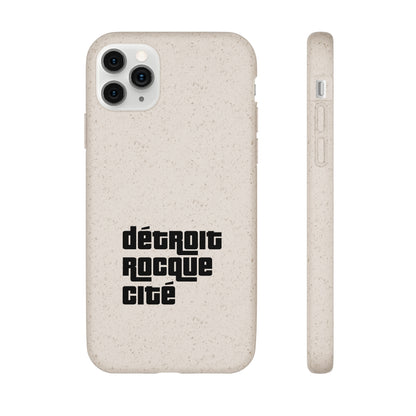 'Détroit Rocque Cité' Phone Cases (1970s Font) | Android & iPhone