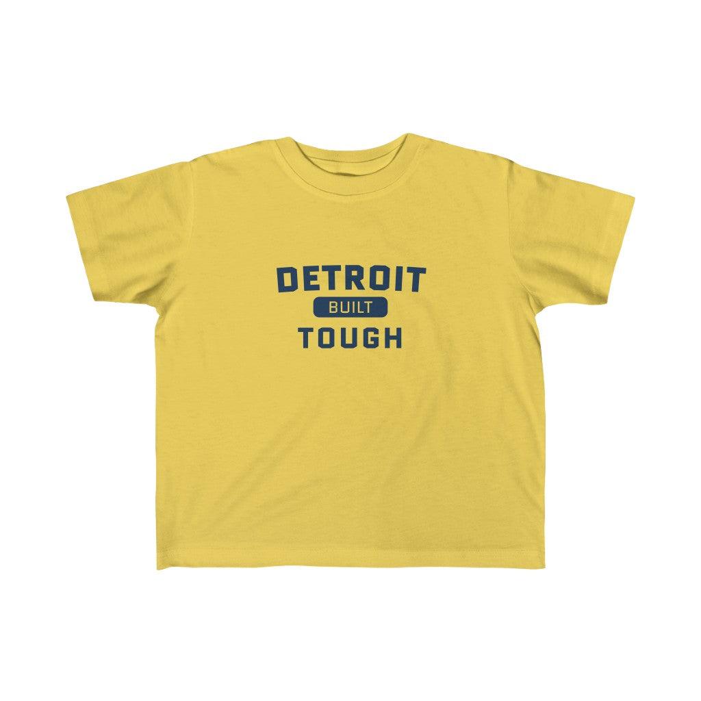 'Built Detroit Tough' T-Shirt | Toddler Short Sleeve - Circumspice Michigan