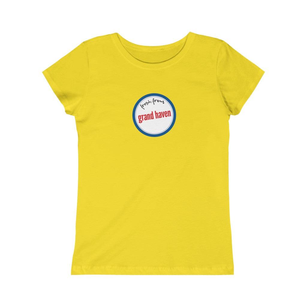 'Fresh From Grand Haven' T-Shirt | Youth Girls - Circumspice Michigan