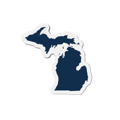 Michigan Outline Kiss-Cut Magnet | Navy Color - Circumspice Michigan